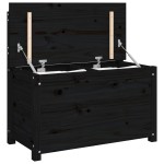 vidaXL Bancă, negru, 80x41x77 cm, lemn masiv de pin vidaXL Bancă, negru, 80x41x77 cm, lemn masiv de pin