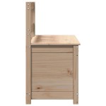 vidaXL Bancă, 110x41x76,5 cm, lemn masiv de pin vidaXL Bancă, 110x41x76,5 cm, lemn masiv de pin