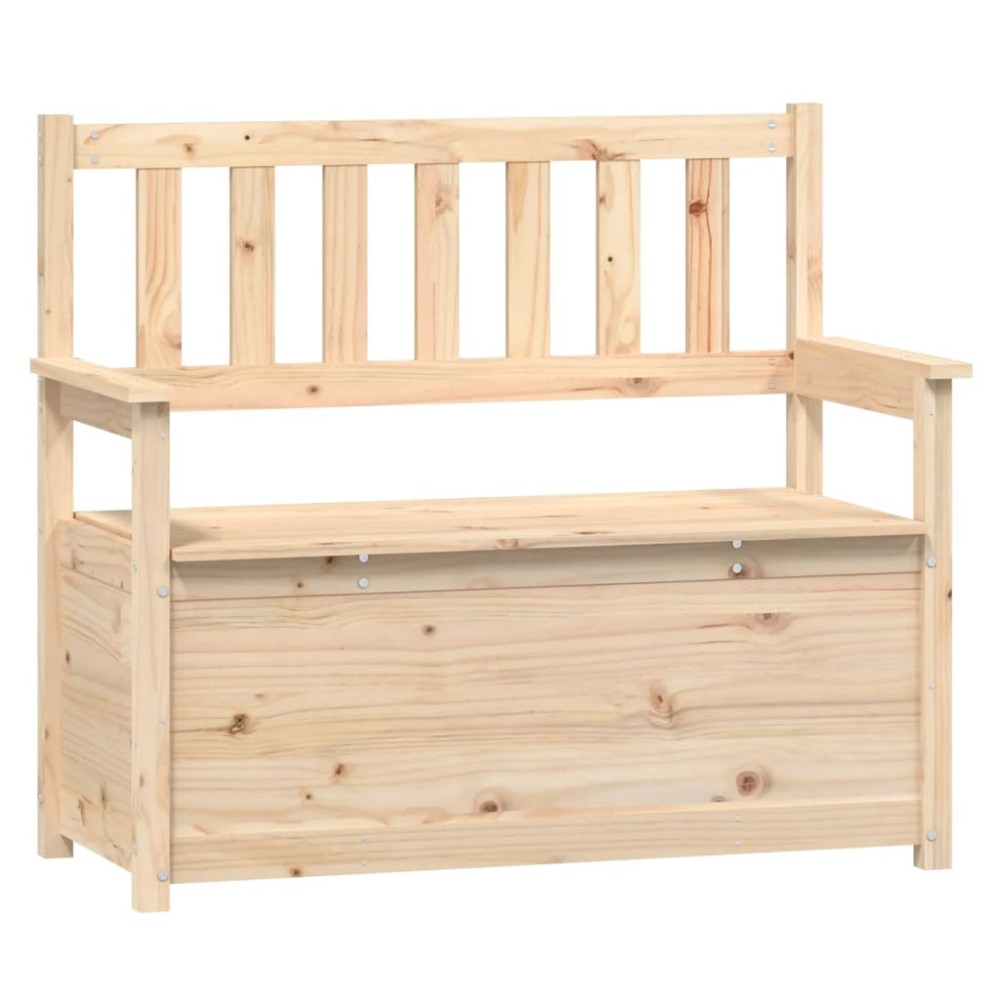 vidaXL Bancă, 112,5x51,5x96,5 cm, lemn masiv de pin