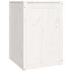 vidaXL Cutie de rufe, alb, 44x44x66 cm, lemn masiv de pin vidaXL Cutie de rufe, alb, 44x44x66 cm, lemn masiv de pin