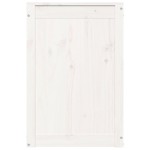 vidaXL Cutie de rufe, alb, 44x44x66 cm, lemn masiv de pin vidaXL Cutie de rufe, alb, 44x44x66 cm, lemn masiv de pin
