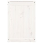 vidaXL Cutie de rufe, alb, 44x44x66 cm, lemn masiv de pin vidaXL Cutie de rufe, alb, 44x44x66 cm, lemn masiv de pin