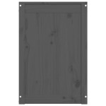 vidaXL Cutie de rufe, gri, 44x44x66 cm, lemn masiv de pin vidaXL Cutie de rufe, gri, 44x44x66 cm, lemn masiv de pin