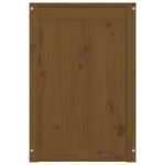 vidaXL Cutie de rufe, maro miere, 44x44x66 cm, lemn masiv de pin vidaXL Cutie de rufe, maro miere, 44x44x66 cm, lemn masiv de pin