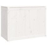 vidaXL Cutie de rufe, alb, 88,5x44x66 cm, lemn masiv de pin vidaXL Cutie de rufe, alb, 88,5x44x66 cm, lemn masiv de pin