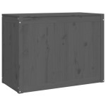vidaXL Cutie de rufe, gri, 88,5x44x66 cm, lemn masiv de pin vidaXL Cutie de rufe, gri, 88,5x44x66 cm, lemn masiv de pin