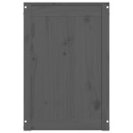 vidaXL Cutie de rufe, gri, 88,5x44x66 cm, lemn masiv de pin vidaXL Cutie de rufe, gri, 88,5x44x66 cm, lemn masiv de pin