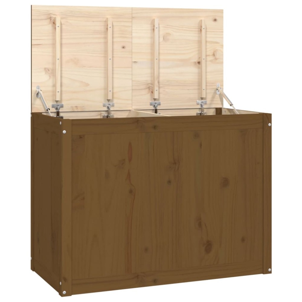 vidaXL Cutie de rufe, maro miere, 88,5x44x66 cm, lemn masiv de pin