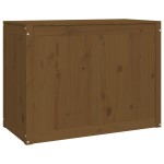 vidaXL Cutie de rufe, maro miere, 88,5x44x66 cm, lemn masiv de pin vidaXL Cutie de rufe, maro miere, 88,5x44x66 cm, lemn masiv de pin