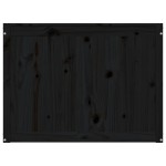 vidaXL Cutie de rufe, negru, 88,5x44x66 cm, lemn masiv de pin vidaXL Cutie de rufe, negru, 88,5x44x66 cm, lemn masiv de pin