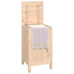 vidaXL Cutie de rufe, 44x44x76 cm, lemn masiv de pin vidaXL Cutie de rufe, 44x44x76 cm, lemn masiv de pin