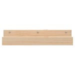 vidaXL Rafturi de perete, 2 buc., 50x12x9 cm, lemn masiv de pin