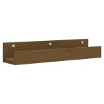 vidaXL Rafturi de perete 2 buc. maro miere 50x12x9 cm lemn masiv pin vidaXL Rafturi de perete 2 buc. maro miere 50x12x9 cm lemn masiv pin