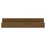 vidaXL Rafturi de perete 2 buc. maro miere 50x12x9 cm lemn masiv pin vidaXL Rafturi de perete 2 buc. maro miere 50x12x9 cm lemn masiv pin