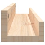 vidaXL Rafturi de perete, 2 buc., 80x12x9 cm, lemn masiv de pin vidaXL Rafturi de perete, 2 buc., 80x12x9 cm, lemn masiv de pin