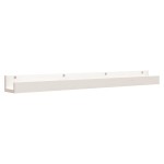 vidaXL Rafturi de perete, 2 buc., alb, 110x12x9 cm, lemn masiv de pin vidaXL Rafturi de perete, 2 buc., alb, 110x12x9 cm, lemn masiv de pin