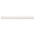 vidaXL Rafturi de perete, 2 buc., alb, 110x12x9 cm, lemn masiv de pin vidaXL Rafturi de perete, 2 buc., alb, 110x12x9 cm, lemn masiv de pin