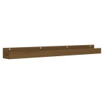 vidaXL Rafturi de perete 2 buc. maro miere 110x12x9 cm lemn masiv pin vidaXL Rafturi de perete 2 buc. maro miere 110x12x9 cm lemn masiv pin