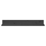 vidaXL Rafturi de perete, 2 buc., gri, 80x11x9 cm, lemn masiv de pin vidaXL Rafturi de perete, 2 buc., gri, 80x11x9 cm, lemn masiv de pin