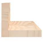 vidaXL Rafturi de perete, 2 buc., 110x11x9 cm, lemn masiv de pin