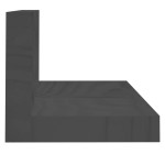 vidaXL Rafturi de perete, 2 buc., gri, 110x11x9 cm, lemn masiv de pin vidaXL Rafturi de perete, 2 buc., gri, 110x11x9 cm, lemn masiv de pin