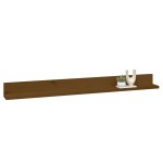 vidaXL Rafturi de perete 2 buc. maro miere 110x11x9 cm lemn masiv pin vidaXL Rafturi de perete 2 buc. maro miere 110x11x9 cm lemn masiv pin