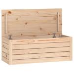 vidaXL Cutie de depozitare, 89x36,5x33 cm, lemn masiv de pin