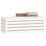 vidaXL Cutie de depozitare, alb, 89x36,5x33 cm, lemn masiv de pin vidaXL Cutie de depozitare, alb, 89x36,5x33 cm, lemn masiv de pin