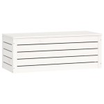 vidaXL Cutie de depozitare, alb, 89x36,5x33 cm, lemn masiv de pin vidaXL Cutie de depozitare, alb, 89x36,5x33 cm, lemn masiv de pin