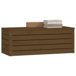 vidaXL Cutie de depozitare, maro miere, 89x36,5x33 cm lemn masiv pin vidaXL Cutie de depozitare, maro miere, 89x36,5x33 cm lemn masiv pin