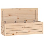 vidaXL Cutie de depozitare, 109x36,5x33 cm, lemn masiv de pin vidaXL Cutie de depozitare, 109x36,5x33 cm, lemn masiv de pin