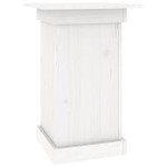 vidaXL Suport pentru flori, alb, 40x40x60 cm, lemn masiv de pin vidaXL Suport pentru flori, alb, 40x40x60 cm, lemn masiv de pin