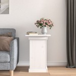 vidaXL Suport pentru flori, alb, 40x40x60 cm, lemn masiv de pin vidaXL Suport pentru flori, alb, 40x40x60 cm, lemn masiv de pin