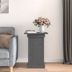 vidaXL Suport pentru flori, gri, 40x40x60 cm, lemn masiv de pin vidaXL Suport pentru flori, gri, 40x40x60 cm, lemn masiv de pin