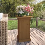 vidaXL Suport pentru flori, maro miere, 40x40x60 cm, lemn masiv de pin vidaXL Suport pentru flori, maro miere, 40x40x60 cm, lemn masiv de pin