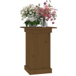 vidaXL Suport pentru flori, maro miere, 40x40x60 cm, lemn masiv de pin vidaXL Suport pentru flori, maro miere, 40x40x60 cm, lemn masiv de pin