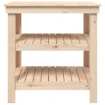 vidaXL Banc de lucru, 78,5x50x80 cm, lemn masiv pin vidaXL Banc de lucru, 78,5x50x80 cm, lemn masiv pin