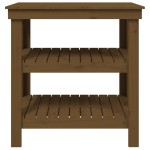 vidaXL Banc de lucru, maro miere, 78,5x50x80 cm, lemn masiv pin vidaXL Banc de lucru, maro miere, 78,5x50x80 cm, lemn masiv pin