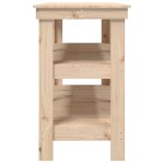 vidaXL Banc de lucru, 142,5x50x80 cm, lemn masiv pin