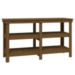 vidaXL Banc de lucru, maro miere, 142,5x50x80 cm, lemn masiv pin vidaXL Banc de lucru, maro miere, 142,5x50x80 cm, lemn masiv pin