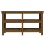 vidaXL Banc de lucru, maro miere, 142,5x50x80 cm, lemn masiv pin vidaXL Banc de lucru, maro miere, 142,5x50x80 cm, lemn masiv pin