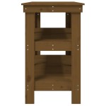 vidaXL Banc de lucru, maro miere, 142,5x50x80 cm, lemn masiv pin vidaXL Banc de lucru, maro miere, 142,5x50x80 cm, lemn masiv pin