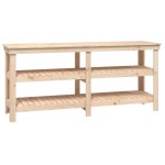 vidaXL Banc de lucru, 181x50x80 cm, lemn masiv pin