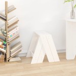 vidaXL Scaune, 2 buc., alb, 40x40x45 cm, lemn masiv de pin vidaXL Scaune, 2 buc., alb, 40x40x45 cm, lemn masiv de pin