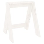 vidaXL Scaune, 2 buc., alb, 40x40x45 cm, lemn masiv de pin vidaXL Scaune, 2 buc., alb, 40x40x45 cm, lemn masiv de pin