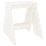 vidaXL Scaune, 2 buc., alb, 40x40x45 cm, lemn masiv de pin vidaXL Scaune, 2 buc., alb, 40x40x45 cm, lemn masiv de pin