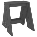 vidaXL Scaune, 2 buc., gri, 40x40x45 cm, lemn masiv de pin vidaXL Scaune, 2 buc., gri, 40x40x45 cm, lemn masiv de pin