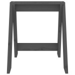 vidaXL Scaune, 2 buc., gri, 40x40x45 cm, lemn masiv de pin vidaXL Scaune, 2 buc., gri, 40x40x45 cm, lemn masiv de pin