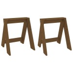 vidaXL Scaune, 2 buc., maro miere, 40x40x45 cm, lemn masiv de pin vidaXL Scaune, 2 buc., maro miere, 40x40x45 cm, lemn masiv de pin