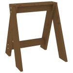 vidaXL Scaune, 2 buc., maro miere, 40x40x45 cm, lemn masiv de pin vidaXL Scaune, 2 buc., maro miere, 40x40x45 cm, lemn masiv de pin